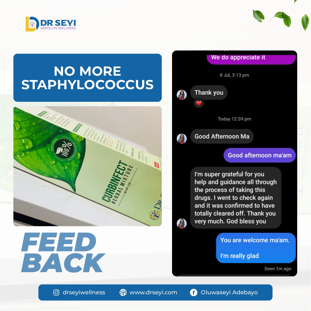 Customer feedback - no staph