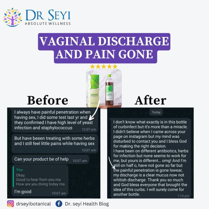 Customer feedback - yeast infection resolved