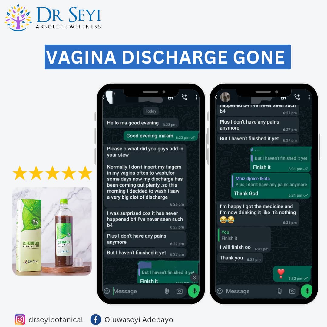 Customer feedback - discharge gone